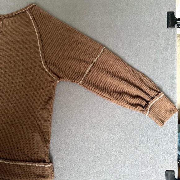 NWT Andree by Unit Waffle knit casual pullover long sleeve Sweater SOFT size 2x - Picture 15 of 16